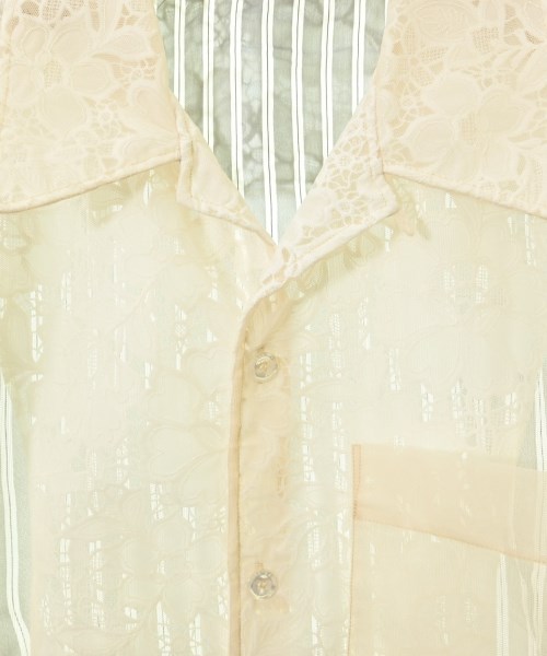 Simone Rocha（シモーネロシャ）カジュアルシャツ ベージュ サイズ:L メンズ/2200616581025