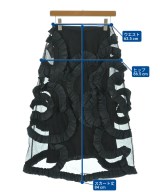 Simone Rocha（シモーネロシャ）ロング・マキシ丈スカート 黒 サイズ:40(M位) レディース/2200618600236