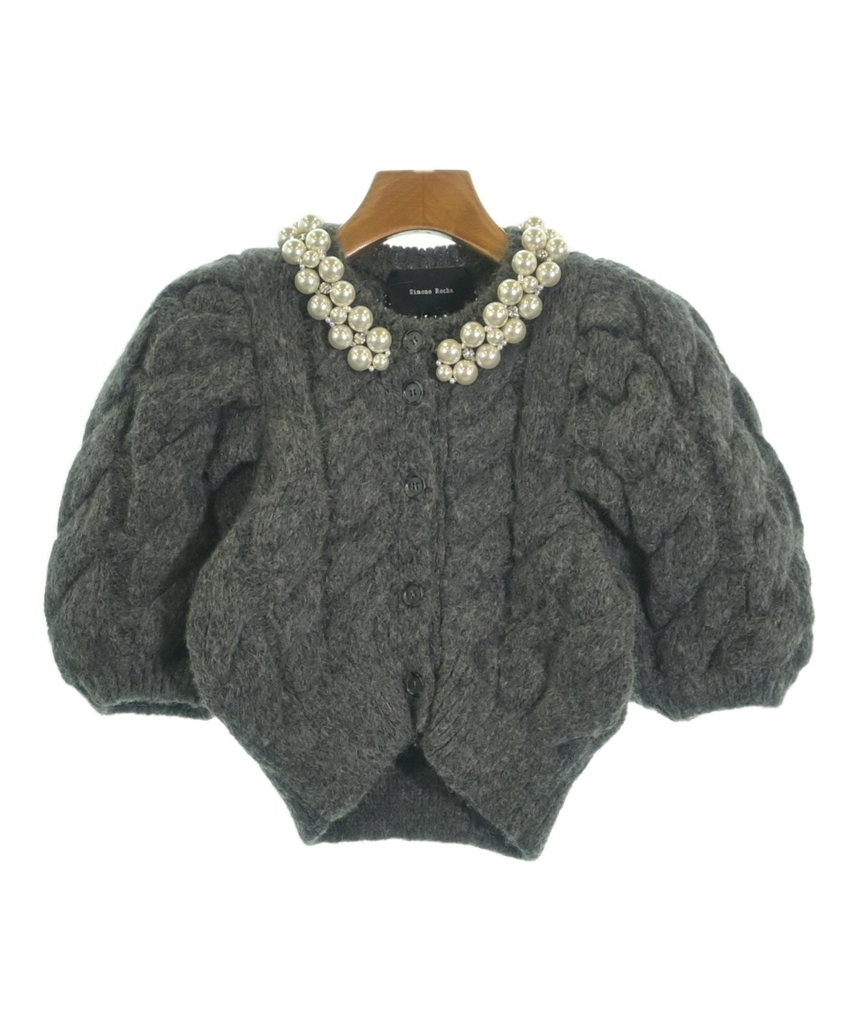 Simone Rocha シモーネロシャ 変形 ケーブル編み ニットベスト Simone