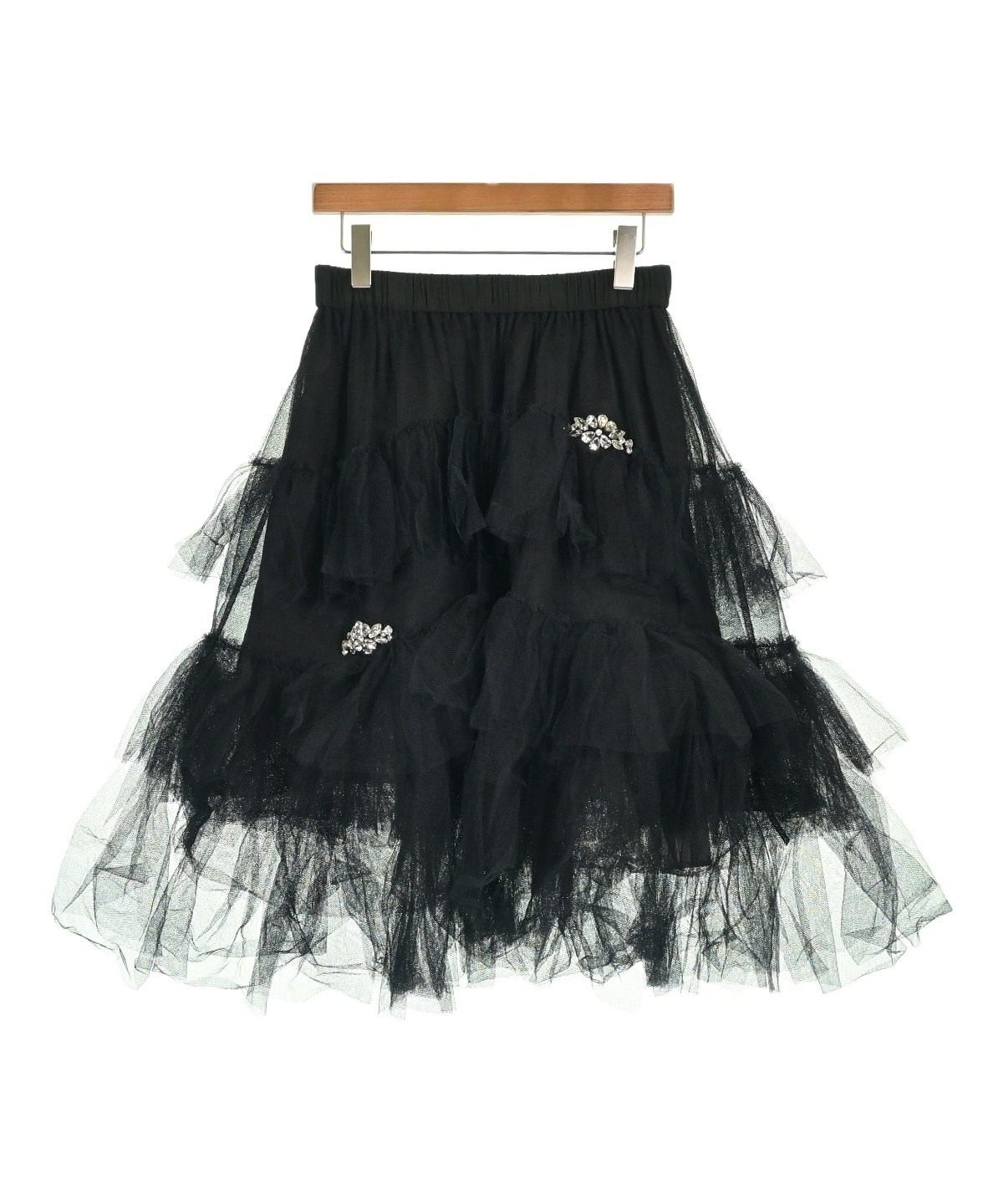 simone rocha 黒のスカート Simone Rocha（シモーネロシャ）ひざ丈スカート 黒 サイズ:8(S位
