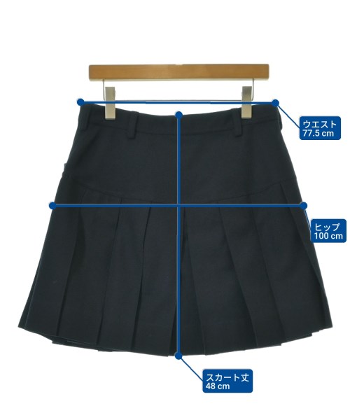 Simone Rocha（シモーネロシャ）ミニスカート 紺 サイズ:UK12(M位) レディース/2200672907166