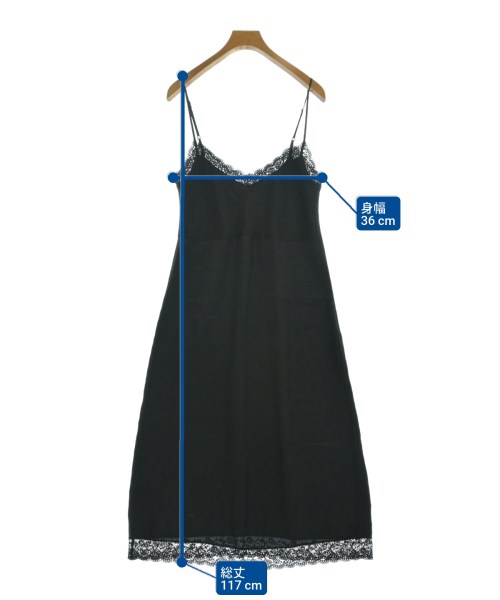 Simone Rocha（シモーネロシャ）ワンピース 黒 サイズ:8(S位) レディース/2200690329155