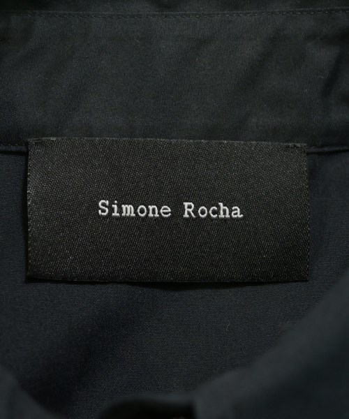 Simone Rocha（シモーネロシャ）シャツワンピース 黒 サイズ:6(XS位) レディース/2200713854077