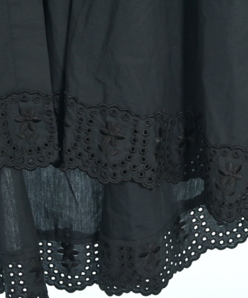 Simone Rocha（シモーネロシャ）シャツワンピース 黒 サイズ:6(XS位) レディース/2200713854077