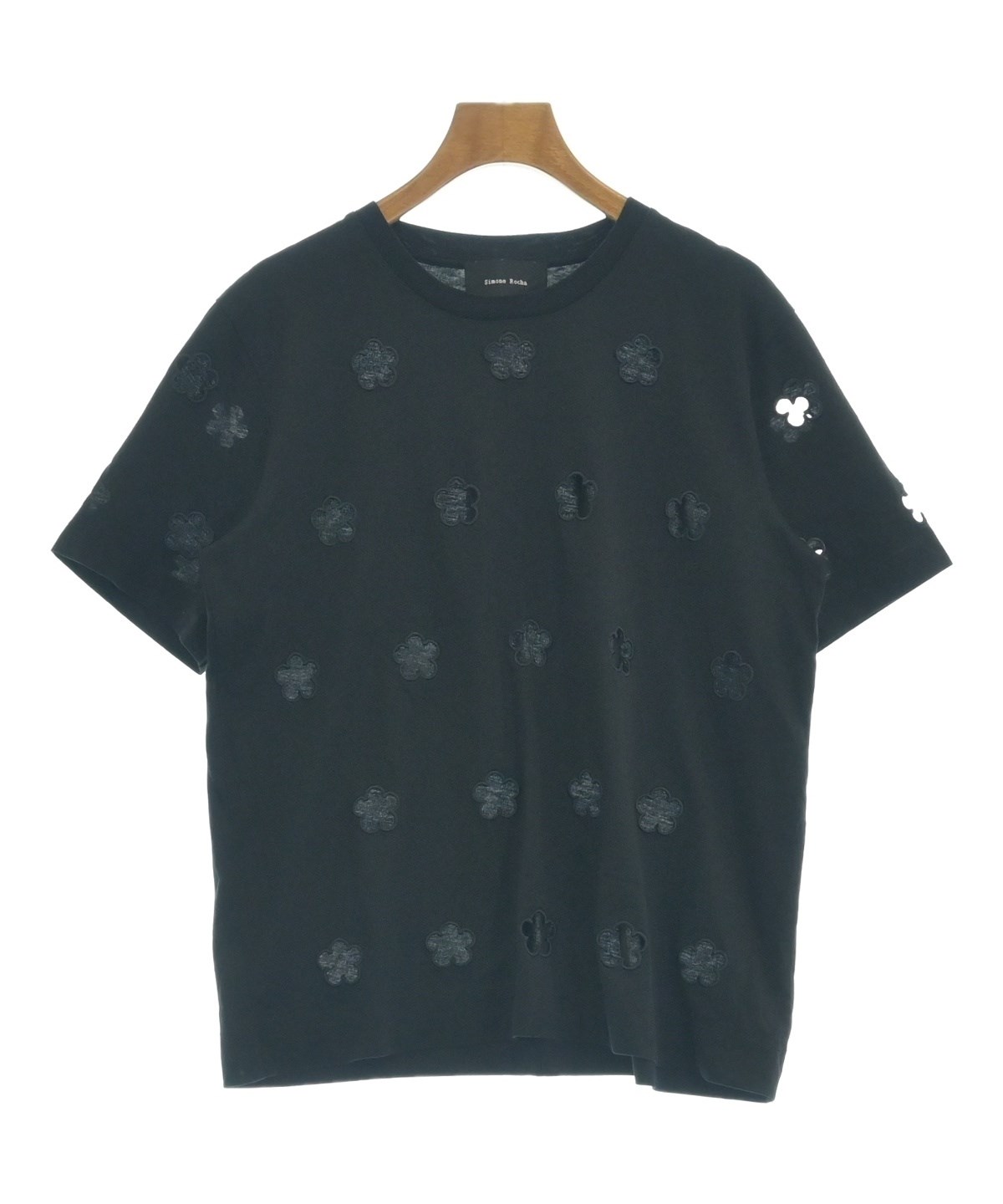 Simone Rocha（シモーネロシャ）Tシャツ・カットソー 黒 サイズ:L