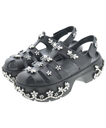 Simone Rocha（シモーネロシャ）サンダル 黒 サイズ:UK8(26.5cm位