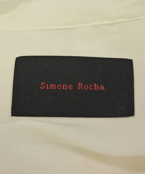 Simone Rocha（シモーネロシャ）カジュアルシャツ 白 サイズ:L メンズ/2200718080150
