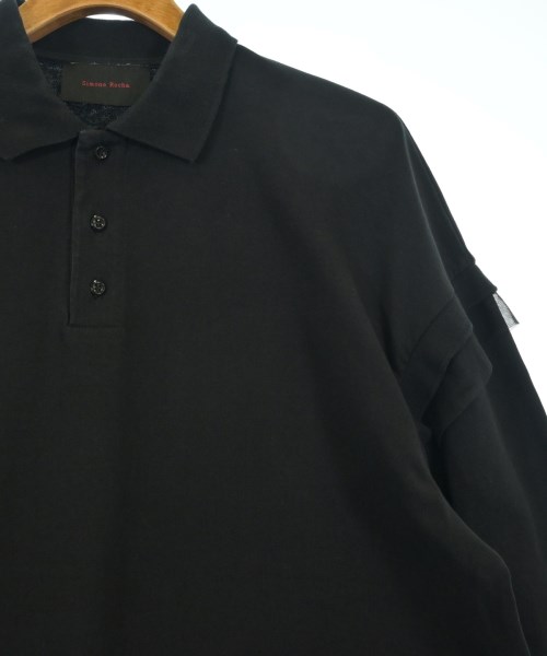 Simone Rocha（シモーネロシャ）ポロシャツ 黒 サイズ:XL メンズ/2200726669200