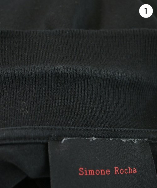 Simone Rocha（シモーネロシャ）ポロシャツ 黒 サイズ:XL メンズ/2200726669200