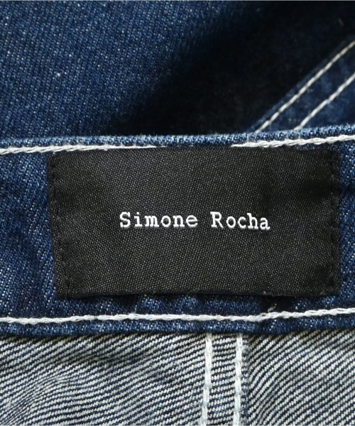 Simone Rocha（シモーネロシャ）デニムパンツ 青 サイズ:4(XXS位) レディース/2200683182101