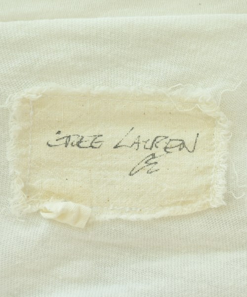 GREG LAUREN（グレッグローレン）Tシャツ・カットソー 白 サイズ:3(L位) メンズ/2200694661060