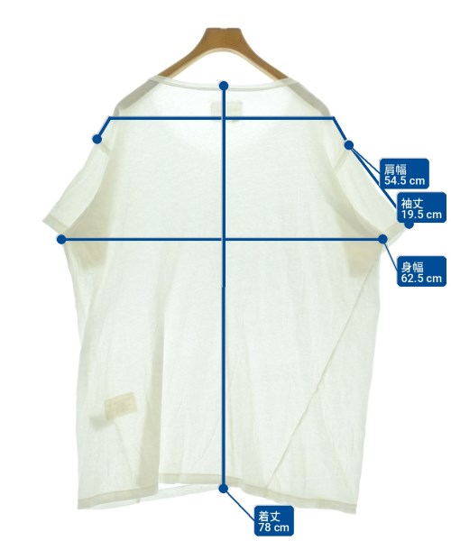 GREG LAUREN（グレッグローレン）Tシャツ・カットソー 白 サイズ:3(L位) メンズ/2200694661060