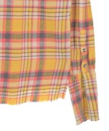 GREG LAUREN（グレッグローレン）カジュアルシャツ 黄 サイズ:1(S位) メンズ/2200716421016