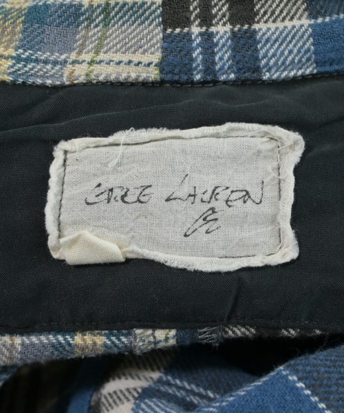 GREG LAUREN（グレッグローレン）カジュアルシャツ 青 サイズ:2(M位) メンズ/2200645987102