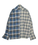 GREG LAUREN（グレッグローレン）カジュアルシャツ 青 サイズ:2(M位) メンズ/2200645987102