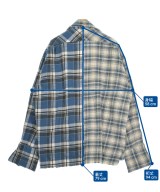 GREG LAUREN（グレッグローレン）カジュアルシャツ 青 サイズ:2(M位) メンズ/2200645987102