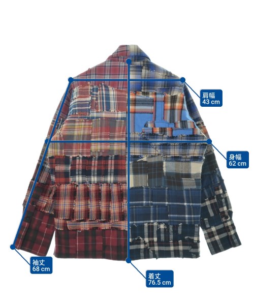 GREG LAUREN（グレッグローレン）カジュアルジャケット 青 サイズ:2(M位) メンズ/2200647119020