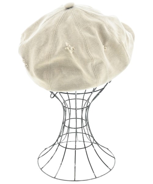 GREG LAUREN（グレッグローレン）キャスケット ベージュ サイズ:- メンズ/2200626345129