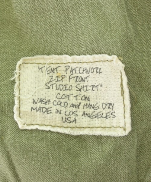 GREG LAUREN（グレッグローレン）ミリタリーブルゾン カーキ サイズ:1(S位) メンズ/2200705435048