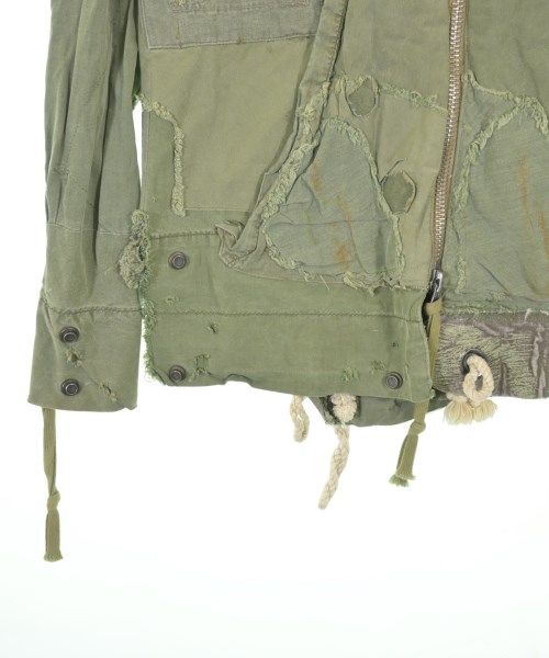 GREG LAUREN（グレッグローレン）ミリタリーブルゾン カーキ サイズ:1(S位) メンズ/2200705435048
