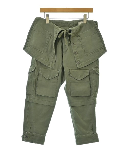 GREG LAUREN(グレッグローレン)カーゴパンツ カーキ サイズ:1(S位)/2200668188043