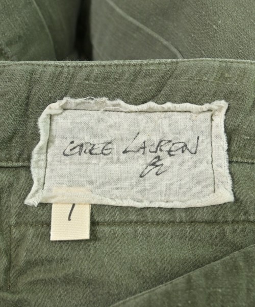 GREG LAUREN（グレッグローレン）カーゴパンツ カーキ サイズ:1(S位) メンズ/2200668188043