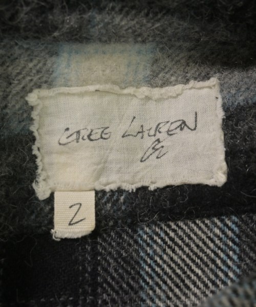 GREG LAUREN（グレッグローレン）カジュアルシャツ グレー サイズ:2(M位) メンズ/2200730584056