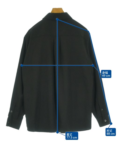 TOM WOOD（トムウッド）カジュアルシャツ 黒 サイズ:S メンズ/2200642359094