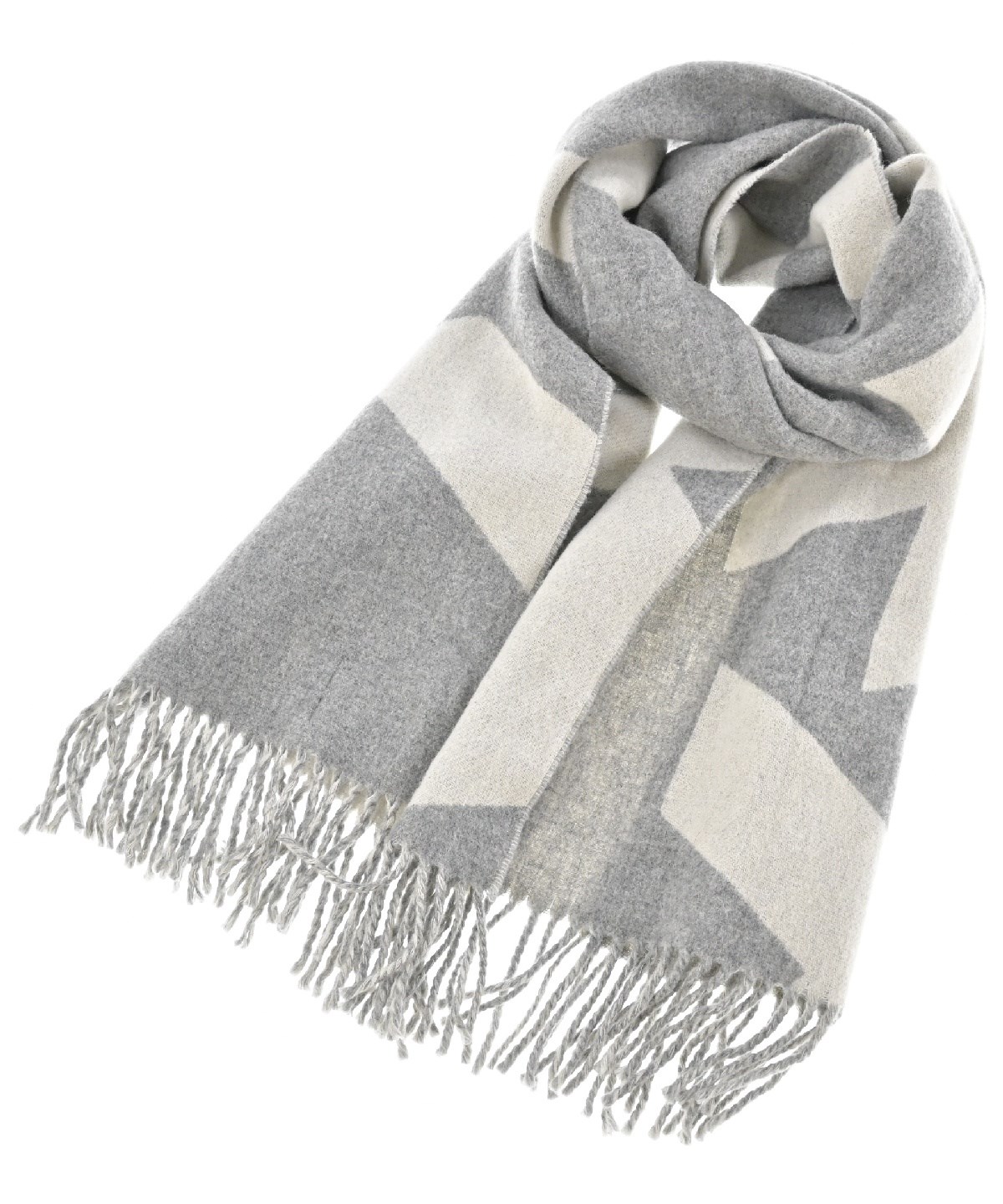 TOM WOOD トムウッド マフラー メンズ 【古着】【中古】 TOM WOOD（トムウッド）マフラー グレー サイズ:- メンズ