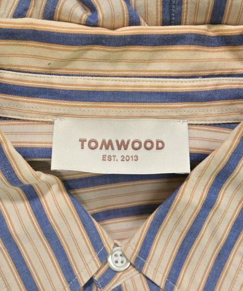 TOM WOOD（トムウッド）カジュアルシャツ ベージュ サイズ:M メンズ/2200645543056