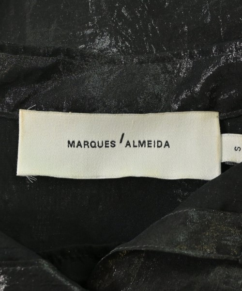 MARQUES' ALMEIDA（マルケス　アルメイダ）ブラウス 黒 サイズ:S レディース/2200659969101