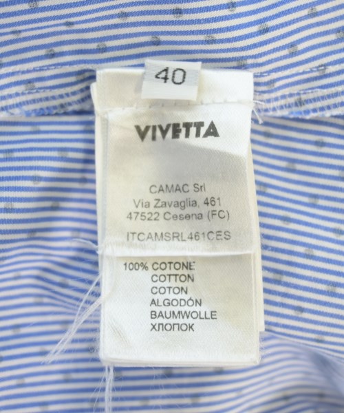 VIVETTA（ヴィヴェッタ）ブラウス 紺 サイズ:40(M位) レディース/2200698674271