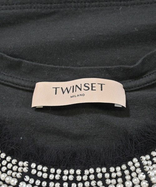 TWIN-SET（ツインセット）Tシャツ・カットソー 黒 サイズ:XS レディース/2200610205156
