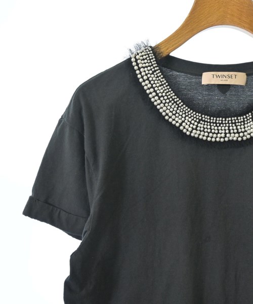 TWIN-SET（ツインセット）Tシャツ・カットソー 黒 サイズ:XS レディース/2200610205156