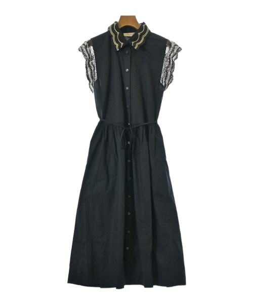 TWIN-SET(ツインセット)シャツワンピース 黒 サイズ:40(M位)/2200665040023