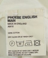 PHOEBE ENGLISH（フィービーイングリッシュ）カジュアルシャツ 白 サイズ:S メンズ/2200638387049