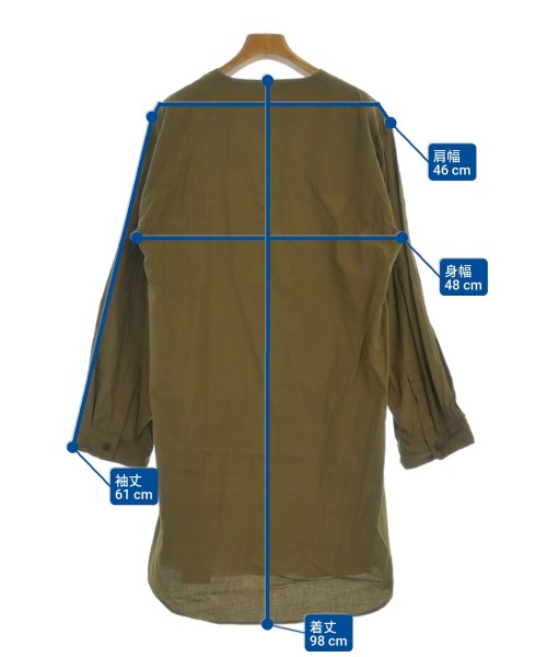 PHOEBE ENGLISH（フィービーイングリッシュ）ワンピース カーキ サイズ:L レディース/2200642263247