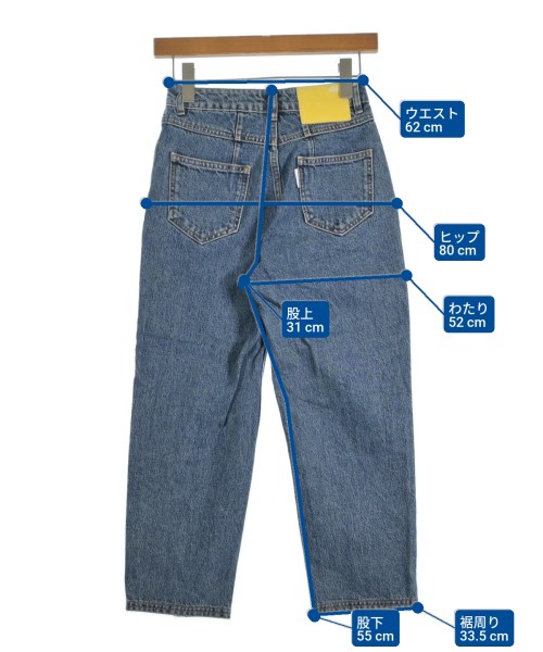 AALTO（アールト）デニムパンツ 青 サイズ:34(XXS位) レディース/2200673712011