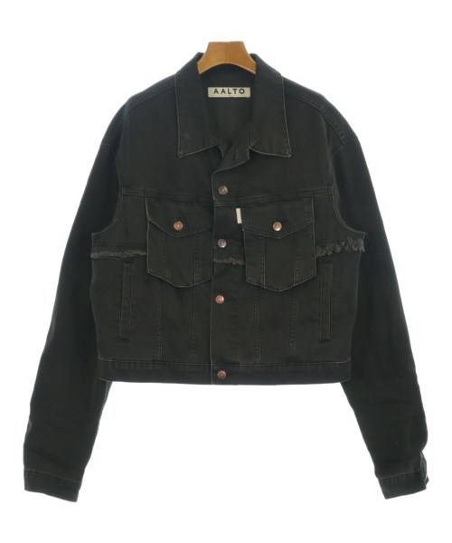 AALTO(アールト)デニムジャケット 黒 サイズ:32(XS位)/2200676778014