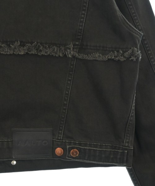 AALTO（アールト）デニムジャケット 黒 サイズ:32(XS位) レディース/2200676778014