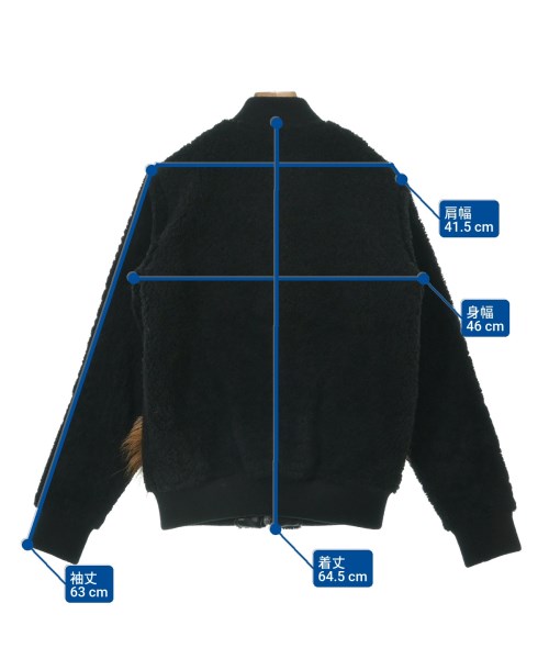 AALTO（アールト）ブルゾン 黒 サイズ:36(XS位) レディース/2200643476011