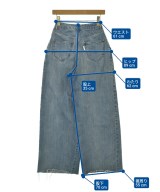AALTO（アールト）デニムパンツ 青 サイズ:34(XXS位) レディース/2200684444017