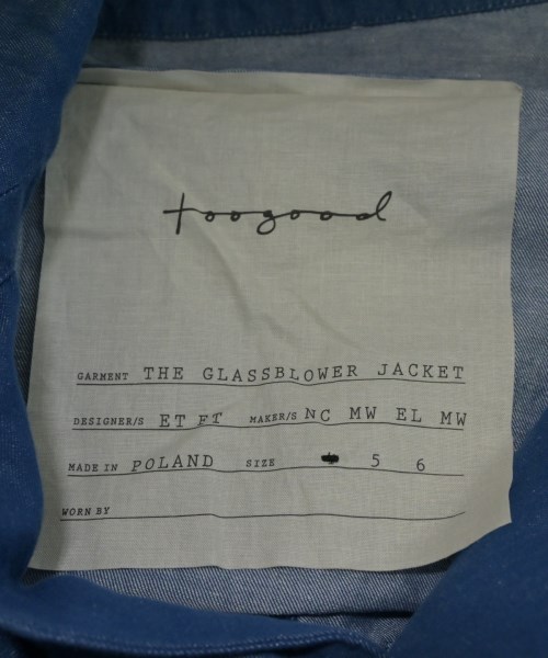 TOOGOOD（トゥーグッド）その他 青 サイズ:4(S位) メンズ/2200637355018