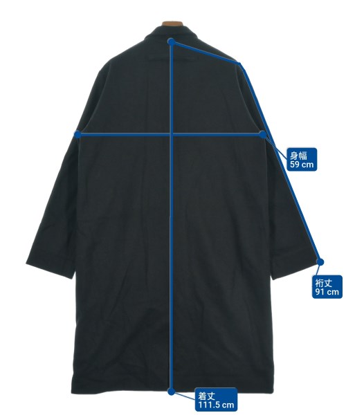 TOOGOOD（トゥーグッド）ステンカラーコート 黒 サイズ:5(M位) メンズ/2200636687042