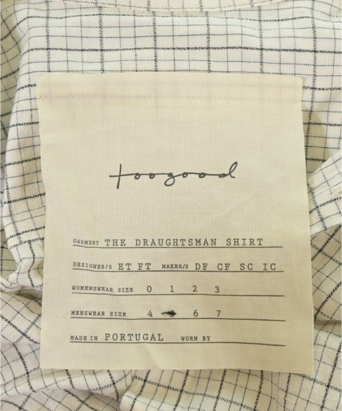 TOOGOOD（トゥーグッド）カジュアルシャツ 白 サイズ:5(M位) メンズ/2200636687127