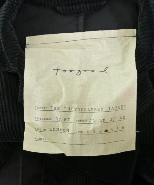 TOOGOOD（トゥーグッド）カジュアルジャケット 黒 サイズ:3(L位) メンズ/2200645791013