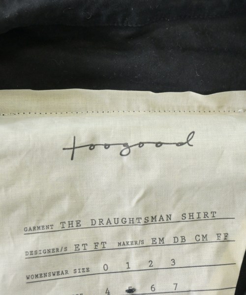 TOOGOOD（トゥーグッド）カジュアルシャツ 黒 サイズ:5(M位) メンズ/2200644819060