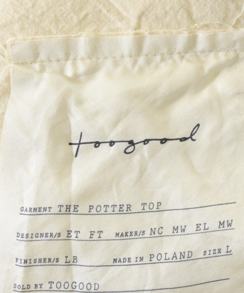 TOOGOOD（トゥーグッド）カジュアルシャツ 白 サイズ:L メンズ/2200644819121