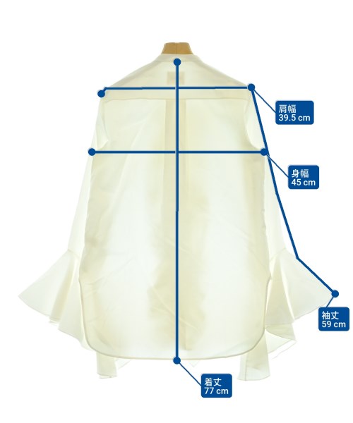 KHAITE（ケイト）カジュアルシャツ 白 サイズ:S レディース/2200639537191