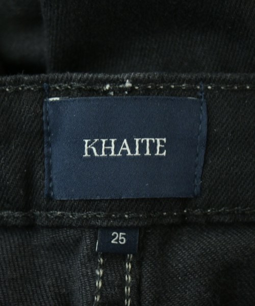 KHAITE（ケイト）デニムパンツ 黒 サイズ:25(S位) レディース/2200732050023
